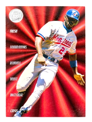 Rondell White #10 (1996 Fleer Ultra) 新鲜粉底金奖章,曝光 — 第 1/2 张图片