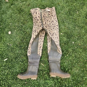 HODGMAN Chest Wader Camouflage WADEWELL Fishing Hunting Outfit Boots Neoprene 9R - Picture 1 of 16