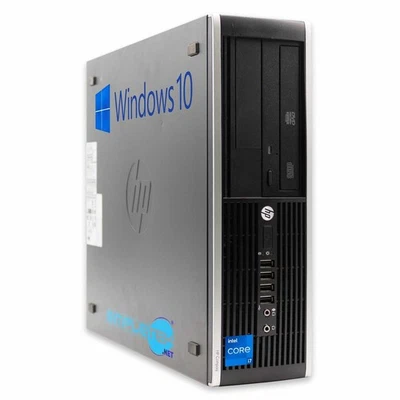 HP 6300 SFF I7 Win10 Pro 16GB 480GB 1TB 2GB GPU GT710 PC RS232 Refurbished - Image 1 of 4