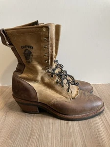 Chippewa 29405 Golden Crazy Horse Packer Leather Logger Boots Mens 10 D - Picture 1 of 7