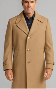 VTG 70s Hickey Freeman Men's Customized FLIGHT Overcoat Sz 40 - Picture 1 of 9