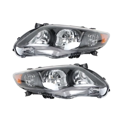 Headlights Fit For Toyota Corolla 2011-2013 Front Headlamps Replacement Pair Set - Изображение 1 из 4