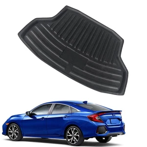 Rear Boot Cargo Liner Trunk Mat Tray Fit Honda Civic Sedan 2016 2017 2018 2019 - Picture 1 of 11