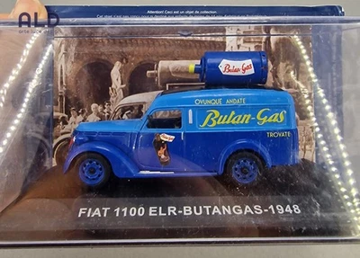 modellino furgone 1/43 Fiat 1100 ELR - butangas 1948 auto vintage pubblicità - Immagine 1 di 4