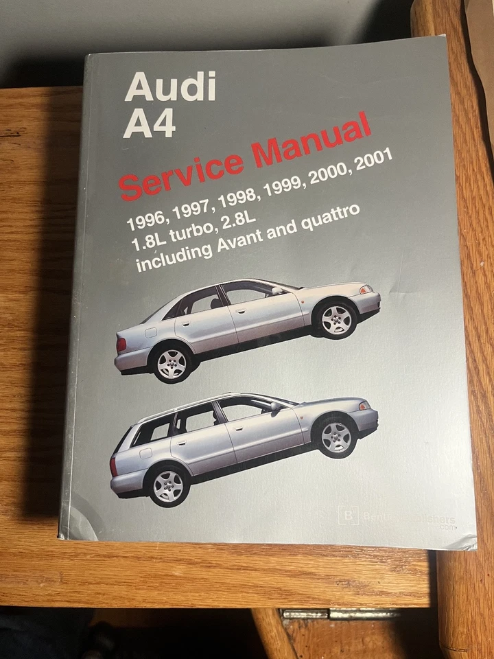 Manual de servicio Audi A4 1996-2001 Foto 1 de 1