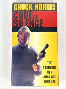 Code of Silence (VHS, 1985) Chuck Norris Orion Pictures Action/Thriller  - Picture 1 of 5