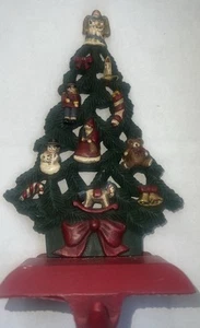 Vintage Midwest of Cannon Falls Cast Iron Christmas Tree Stocking Holder Hanger - Picture 1 of 5