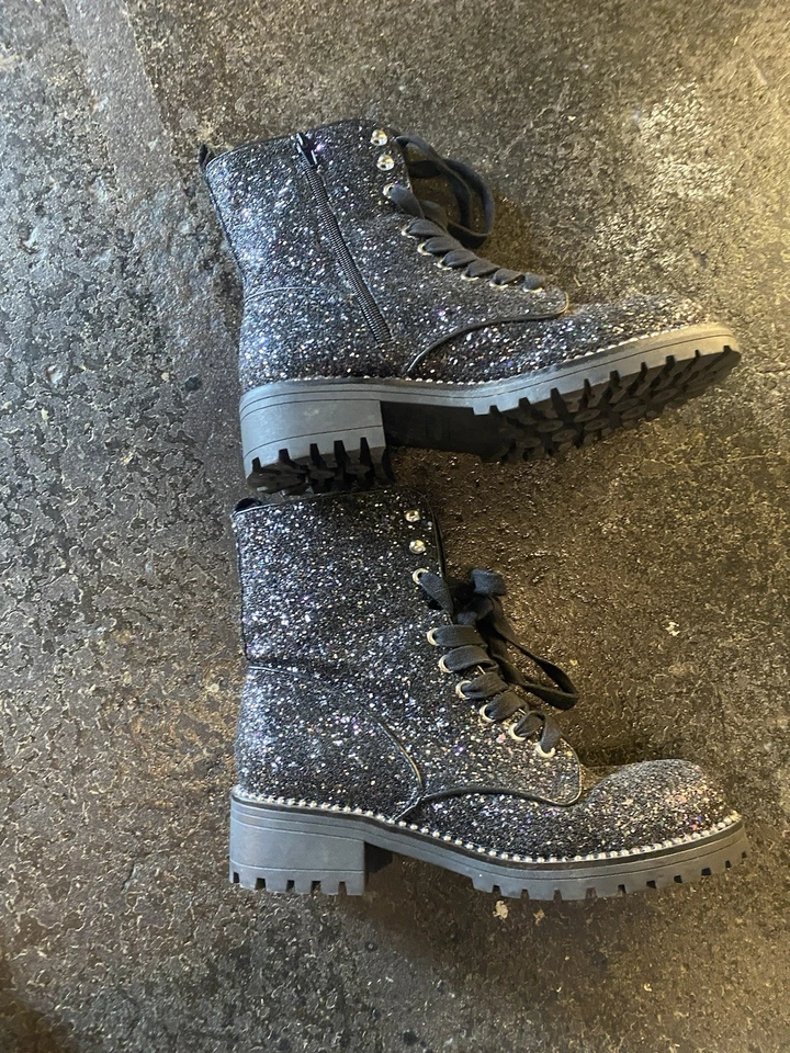 Botas masculinas Portland Opt Company glitter preto com zíper tamanho 8,5M/10W - Imagem 1 de 4