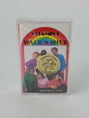 Vitamin L Presents WALK A MILE Songs by Jan Nigro (CASSETTE TAPE, 1989) SEALED - Image 1 of 4