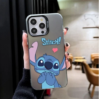 Case For Various Phone Lovely Cartoon Stitch ShockProof Phone Cover Hot Girls - Image 1 of 4