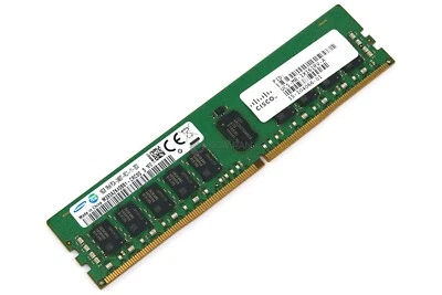 15-104066-01 CISCO DDR4 16GB 1RX4 PC4-19200 2400MHZ RDIMM CAS 17-17-17 - Photo 1/4