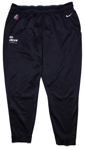 NIKE New York Jets NFL Therma-Fit Jogger Pants Black 3XL Cover