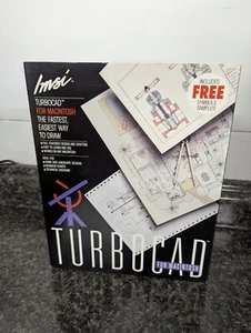 IMSI Turbocad 1.0b for Macintosh Complete NEW Manual and SEALED Disks NICE SET - Picture 1 of 4
