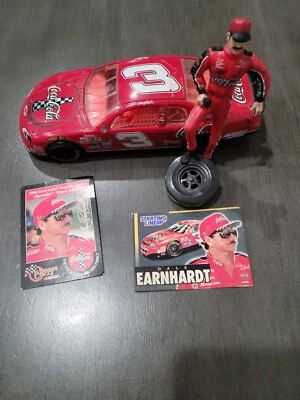 Dale Earnhardt #3 Coke 1998 Monte Carlo NASCAR  Diecast With Figure  & 2 Cards - Image 1 of 4