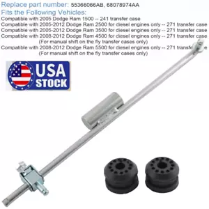 Transfer Case Control Lever Shift Linkage For Dodge Ram 2500 3500 4WD 2005-2012 - Picture 1 of 8