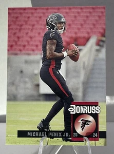 💥 MICHAEL PENIX JR * 2024 Donruss Retro Variation - Rookie Card - FALCONS💥 - Picture 1 of 4