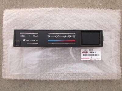 84 - 89 TOYOTA PICKUP DLX SR5 HEATER CLIMATE CONTROL FACE PLATE BEZEL TRIM NEW - Image 1 of 4