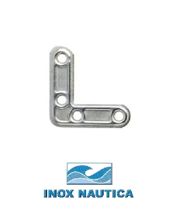 ANGOLO DI RINFORZO STAMPATO 5 PZ IN ACCIAIO ZINCATO VARIE MISURE - Immagine 1 di 1