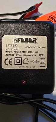 Official UK Feber Ride On Toy 12V Rechargeable Battery Charger - Image 1 of 2