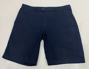 Mens size 32 Blue BANANA REPUBLIC Cotton Walk Shorts Aiden Short  *VGC* - Picture 1 of 4