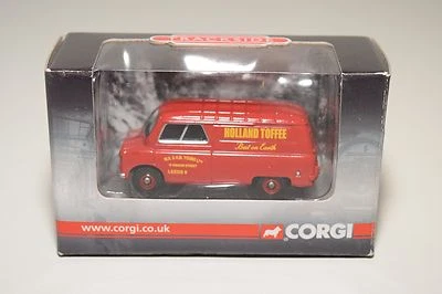 # CORGI TRACKSIDE DG203005 BEDFORD CA VAN HOLLAND TOFFEE RED MINT BOXED - Immagine 1 di 4