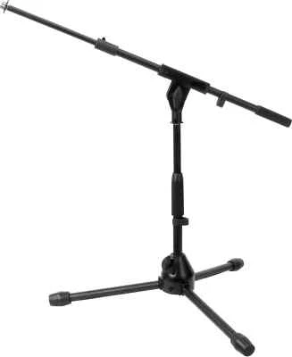 PA Mikrofon Ständer Stativ Galgen Micro Halter Niedrige Bauweise Bass Drum Stand - Bild 1 von 4