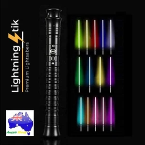 112cm Metal Lightsaber Heavy Duty Light Saber RGB Colours LED 9 Sound Fonts - Picture 1 of 5