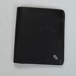 Bellroy Special Edition Slim Sleeve Wallet Black Portafoglio nero logo argento - Foto 1 di 10