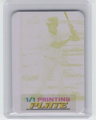 Placa de impresión de pase de prensa Paul O'Neil 2000 Leaf Collective 2024 1/1 Yankees Foto 1 de 2