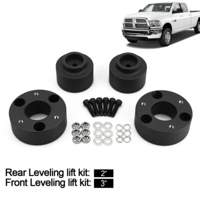 3" Front & 2" Rear Full Lift Kit Leveling Kit For Dodge Ram 1500 4WD 2WD 2009-21 - Image 1 of 4