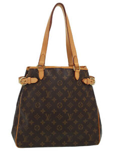 Louis Vuitton"Monogram Batignolles Vertical"M51153 Women's Tote Bag Brown