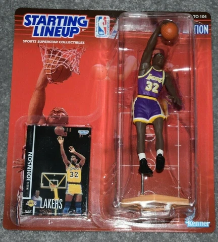 LOS ANGELES LAKERS MAGIC JOHNSON NBA BASKETBALL STARTING LINEUP 1998 EDITION Cover