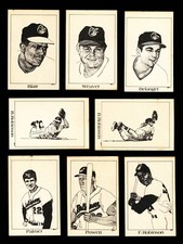 1970 CARL ALDANA BALTIMORE ORIOLES CHAMPS COMPLETE SET (12) ROBINSON PALMER