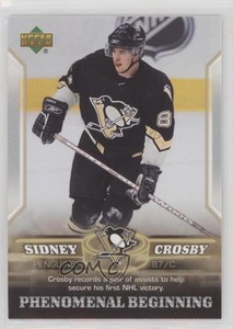2005-06 Upper Deck Phenomenal Beginning Sidney Crosby #6 Rookie RC