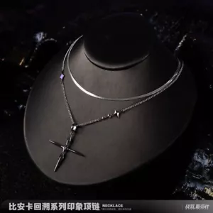 Oficial CASTIGO: CUERVO GRIS Collar Bianca Mujer Joyería Colgante Muñeca Regalo - Imagen 1 de 10