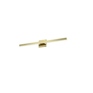 Dainolite Arandel 1 Light 18W LED Vanity, Aged Brass/White - ARL-418LEDW-AGB - Picture 1 of 1