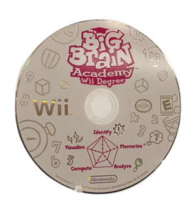 Big Brain Academy: Wii Degree (Nintendo Wii, 2007) Disc Only - Image 1 of 3
