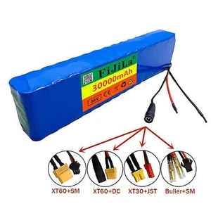 36V 30Ah High Power 10S3P Li-Ion Multistecker Akkupack für E-Bike E-Scooter - Bild 1 von 24