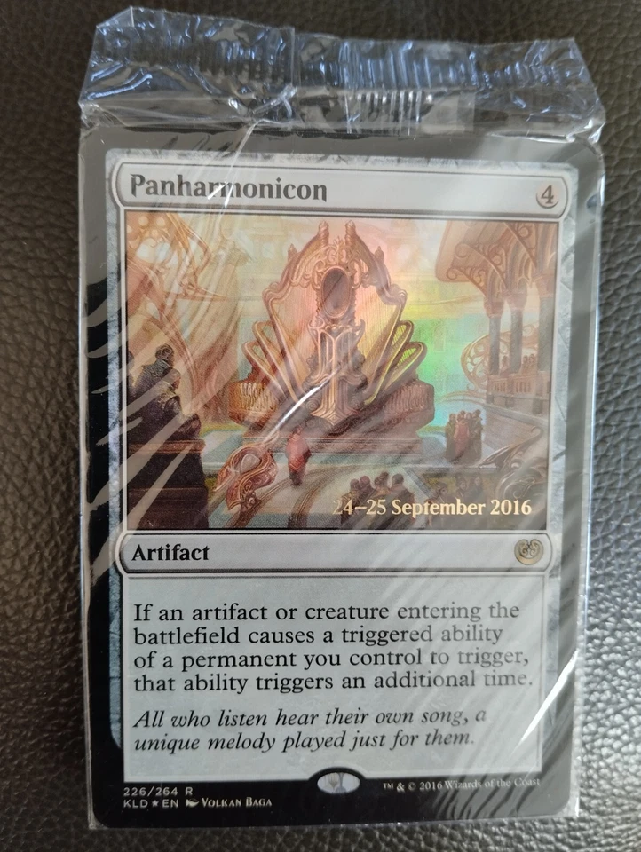 MTG PANHARMONICON FOIL ENG NM Prerelease Promo Kaladesh 2016 SEALED! - Image 1 of 4