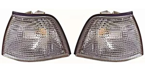 1991-1998 BMW 3 Series E36 4 Door Sedan EURO Corner Lights DEPO Clear PAIR - Picture 1 of 1