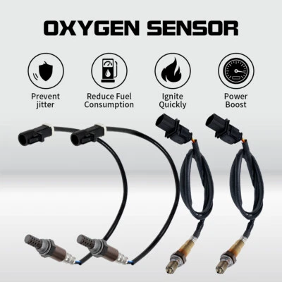 For 2009-14 Ford E-150 E-250 E-350 F-150 Lincoln 4X Up Downstream Oxygen Sensor Foto 1 de 4