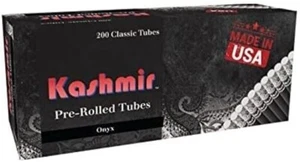 Black Filtered Tubes - Onyx Classic Cigarette Tubes King size 200 Tubes-Kashmir - Picture 1 of 10