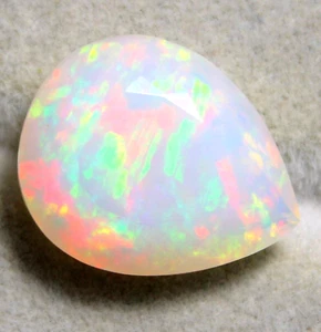 Beautiful Natural Ethiopian Opal Faceted Welo Fire Loose Gemstone 6.70 Ct SHFN - Picture 1 of 10