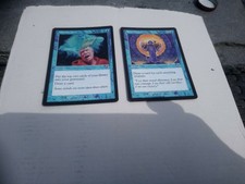 Magic the gathering Cardx2. Keep watch and Mental Note. Judgment cards