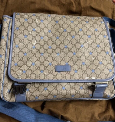 Authentic Gucci GG Supreme Baby Diaper Bag - Image 1 of 4
