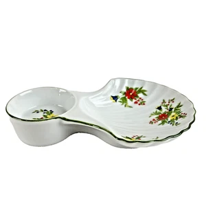 Vintage Shafford England Löffelablage Blumen Perser Garten Jakobsmuschel Muschel - Bild 1 von 8