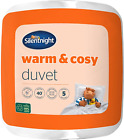 Silentnight Warm &amp; Cosy Double 15 Tog Winter Duvet ? Extra Warm Thick Heavyweigh