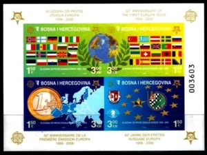 Bosnia and Herzegovina 2005 - 2006 Europa Cept - flags souvenir sheet MNH - Bild 1 von 1