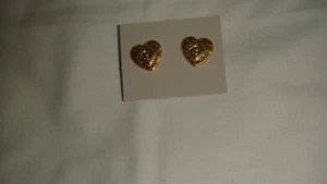 Avon 1988 Gold Tone Heart E.R. Mit "G" in der Mitte - Bild 1 von 4