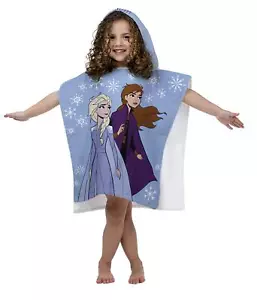 Jay Franco Frozen 2 Live Your Truth Kids Bath/Pool/Beach Hooded Poncho Towel - Picture 1 of 2